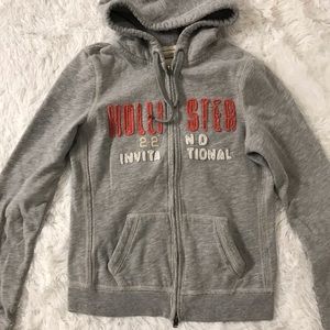 Hollister Graphic Zip up Hoodie Jacket